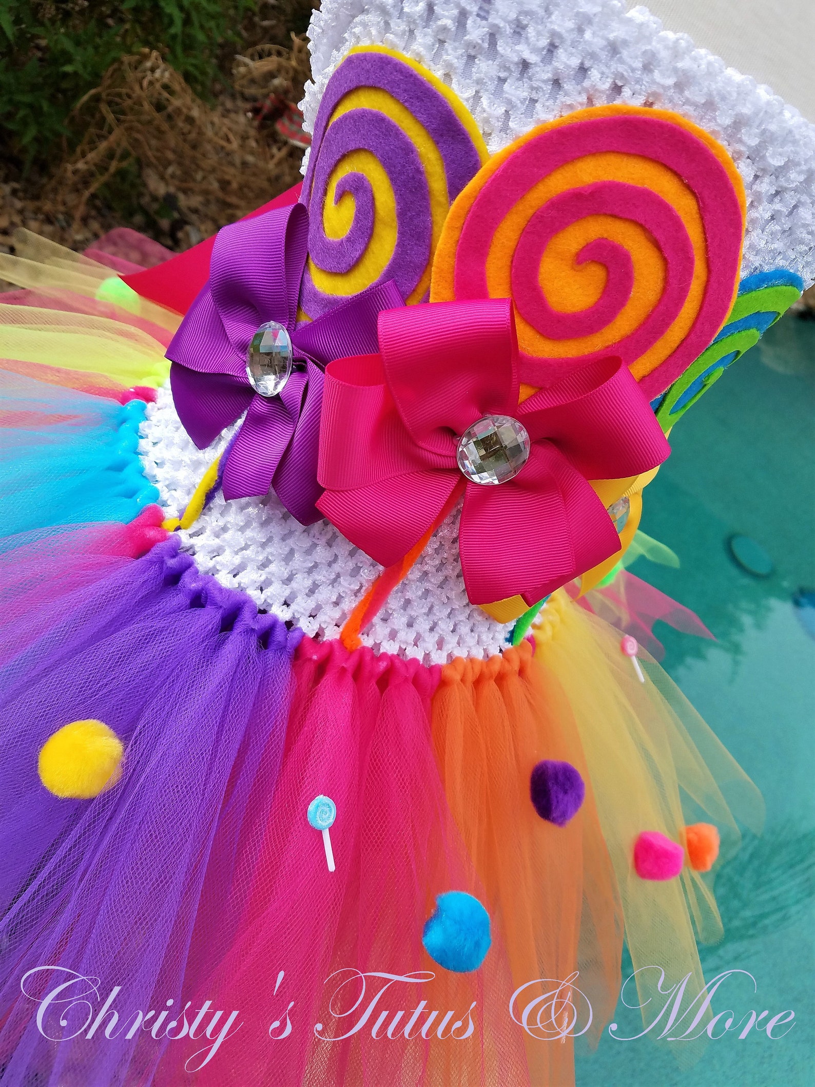 Candy Land Tutu Dress/costume Tutu Dress/candy Themed Tutu Etsy