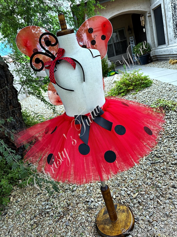 Ladybug tutu top