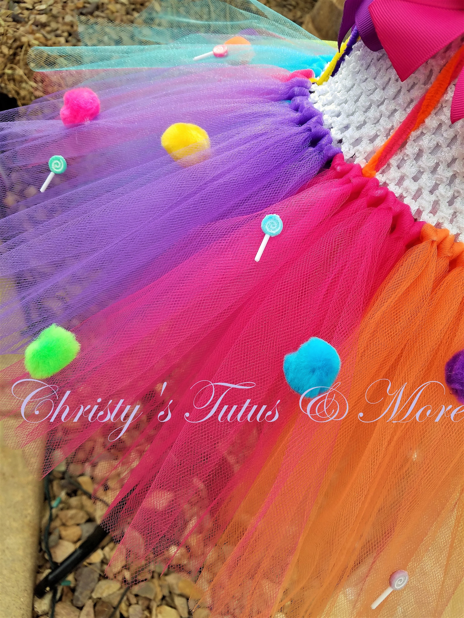 Candy Land Tutu Dress/costume Tutu Dress/candy Themed Tutu Etsy