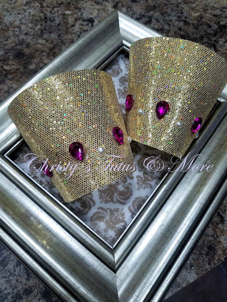 Shine Wrist Cuffs/Shine Wrist Cuffs/Shine Bracelets/Shimmer and Shine Accessory/Shimmer and Shine costume/Costume Accessory/Shine Accessory image 1