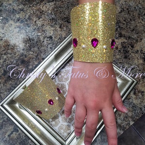 Shine Wrist Cuffs/Shine Wrist Cuffs/Shine Bracelets/Shimmer and Shine Accessory/Shimmer and Shine costume/Costume Accessory/Shine Accessory image 5