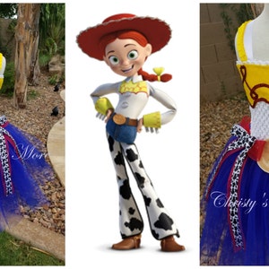 Jesse from Toy Story tutu dress/Cowgirl tutu dress/cowgirl costume/Jesse dress/Toy Story costume/Jesse Costume/Jesse dress/Jesse Tutu Dress image 10