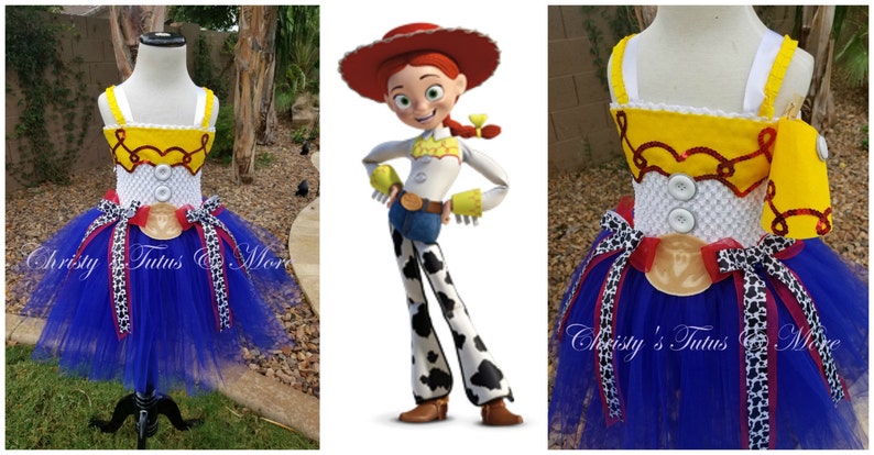 Jesse from Toy Story tutu dress/Cowgirl tutu dress/cowgirl costume/Jesse dress/Toy Story costume/Jesse Costume/Jesse dress/Jesse Tutu Dress image 10