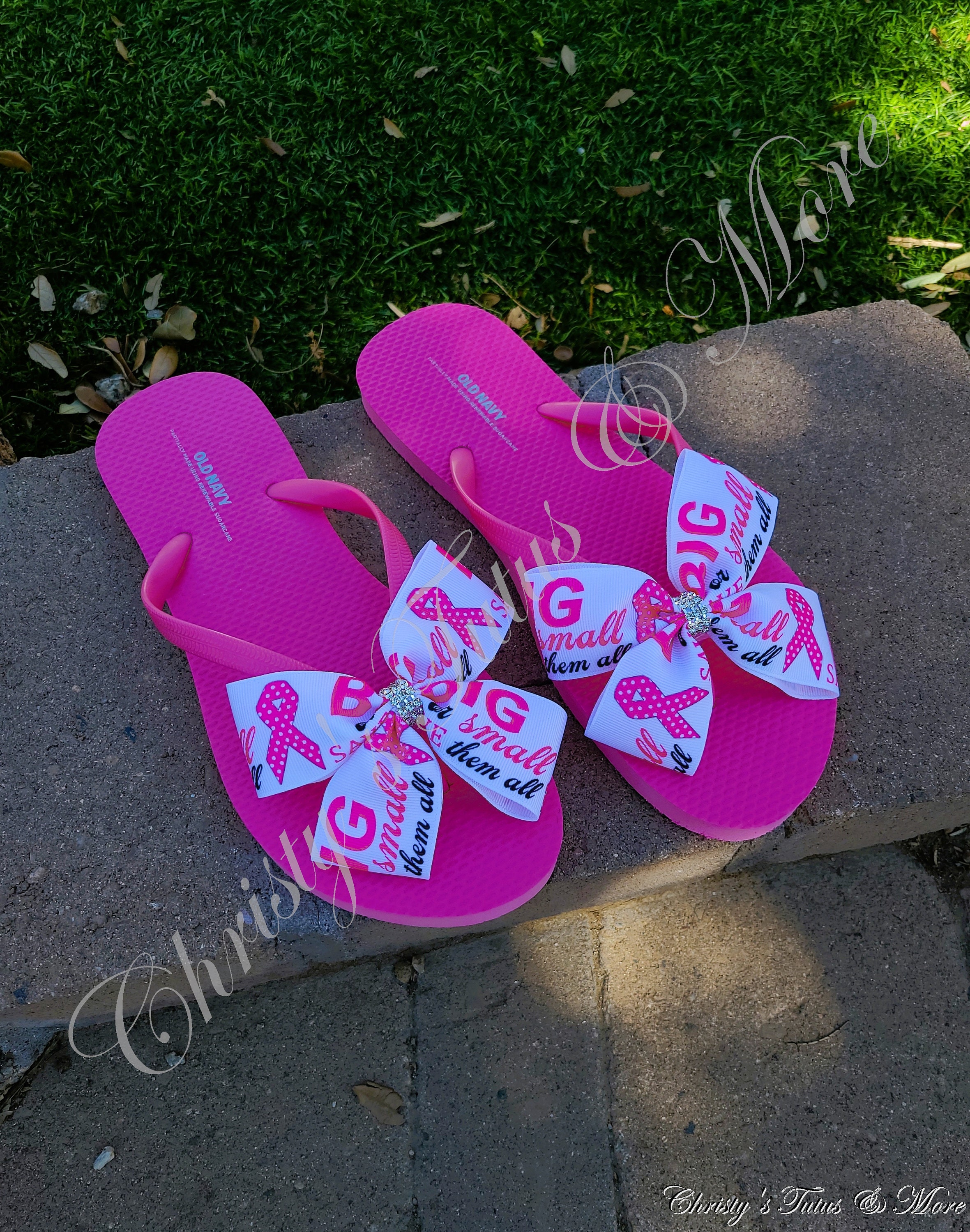 Reignbows Breast Cancer Awareness Barefoot Sandals