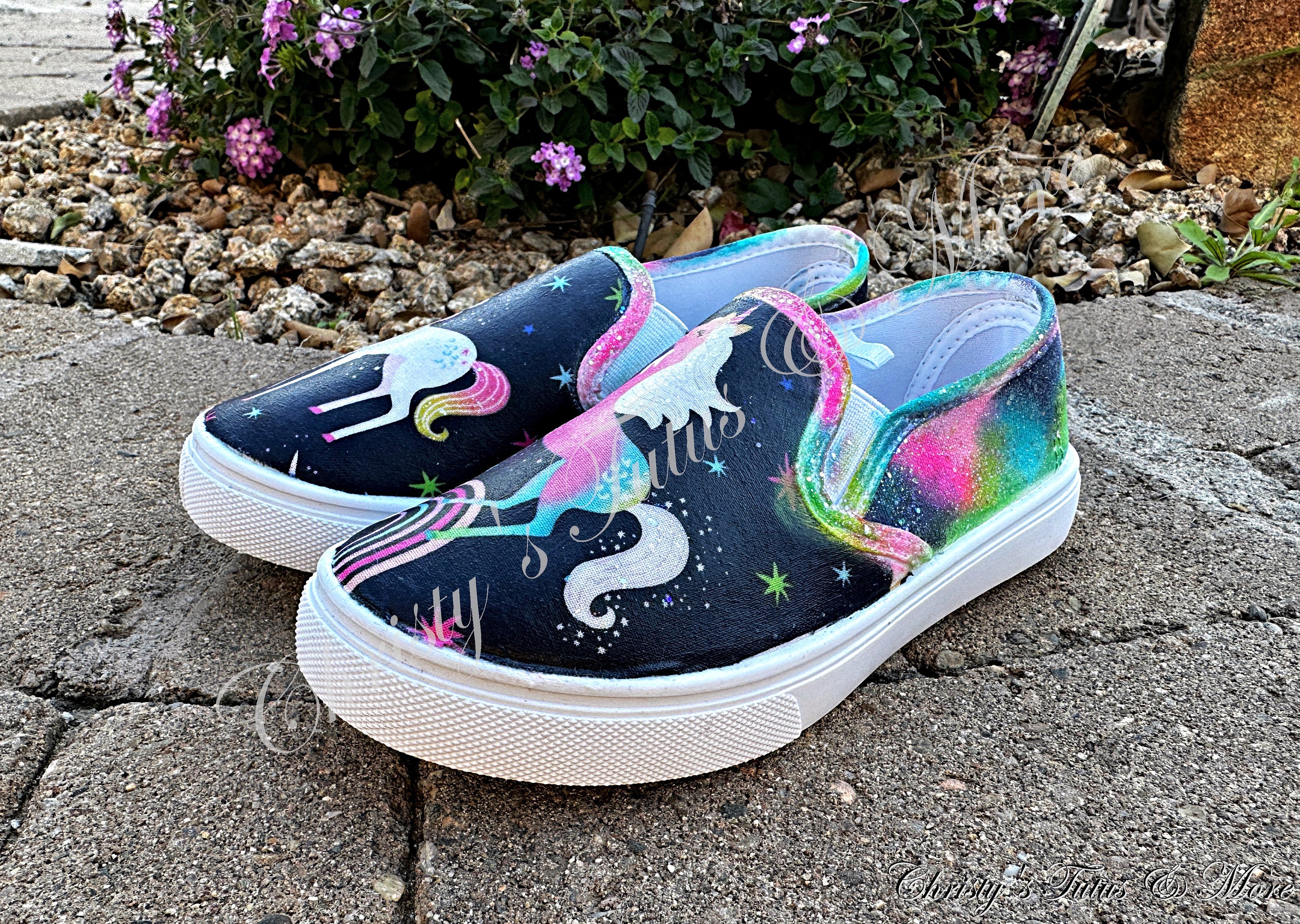 Sparkly unicorn cheap shoes