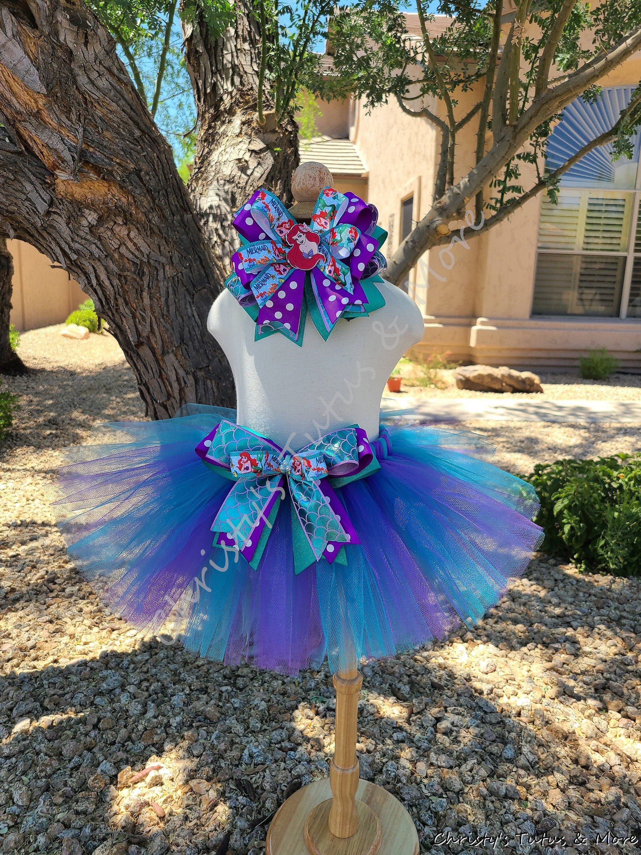 The Little Mermaid Tutu Set/Ariel Tutu 
