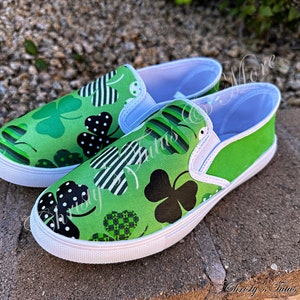 st pattys day green shoes