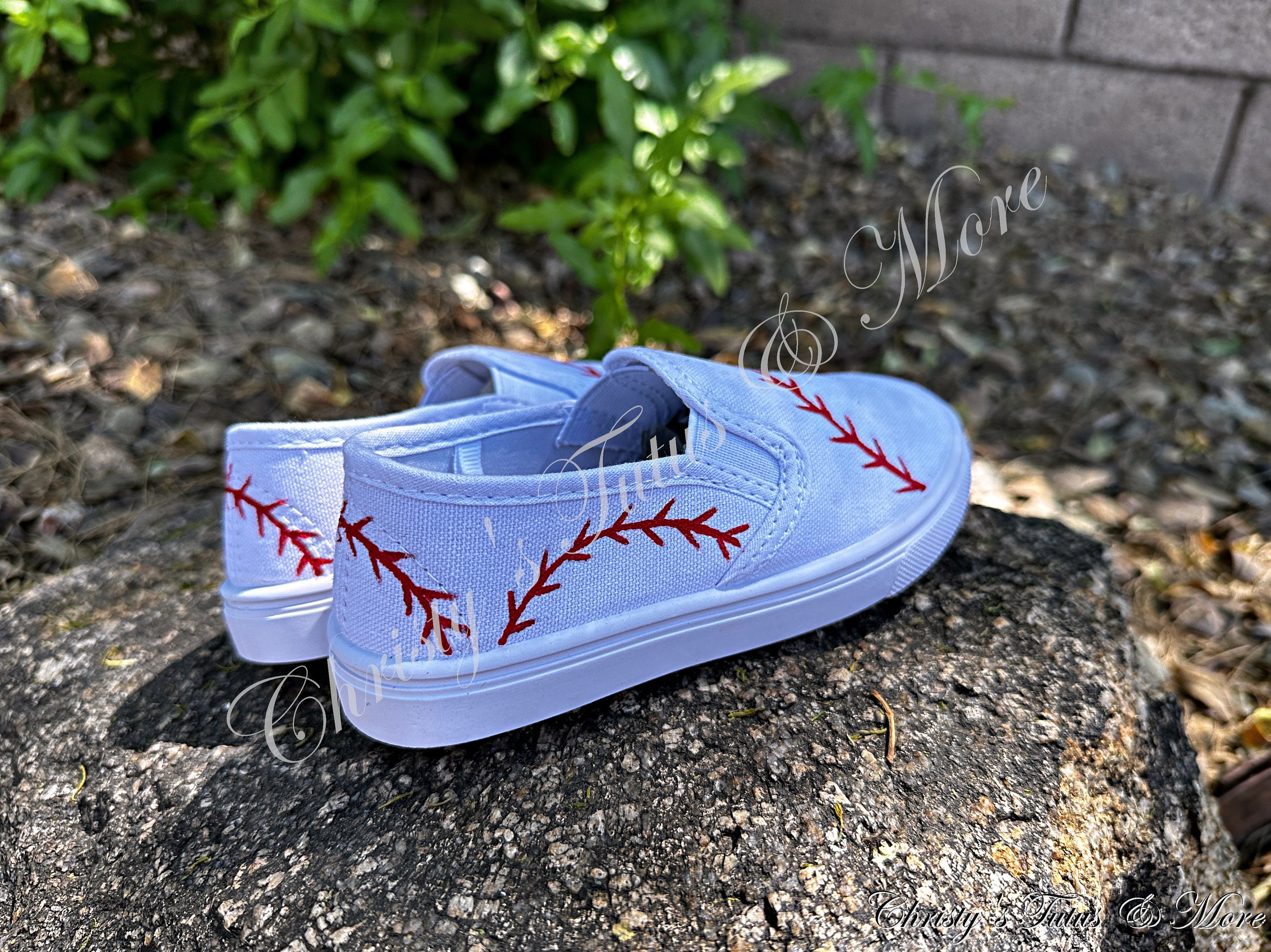 Baseball shoes baseball design baseball tennies baseball painted laces baseball laces custom shoes baseball hat hat with bow shoes
