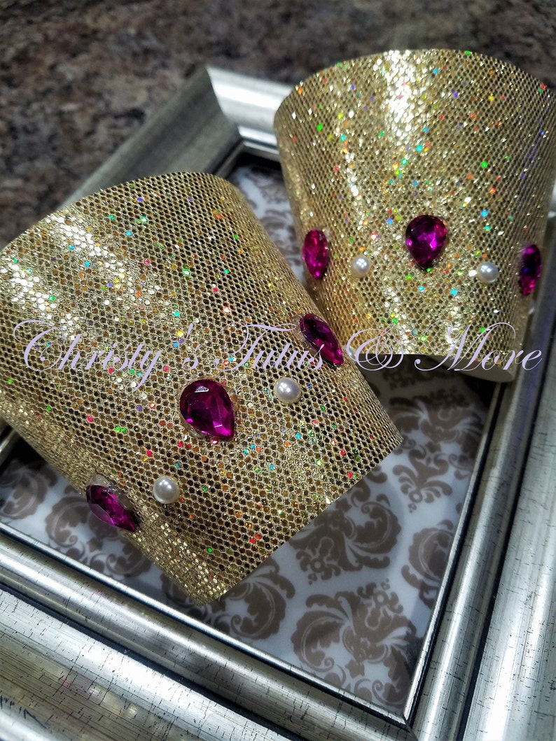 Shine Wrist Cuffs/Shine Wrist Cuffs/Shine Bracelets/Shimmer and Shine Accessory/Shimmer and Shine costume/Costume Accessory/Shine Accessory image 2