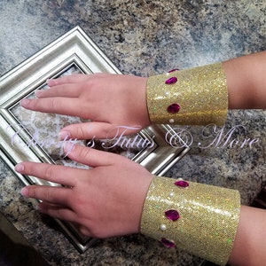 Shine Wrist Cuffs/Shine Wrist Cuffs/Shine Bracelets/Shimmer and Shine Accessory/Shimmer and Shine costume/Costume Accessory/Shine Accessory image 6