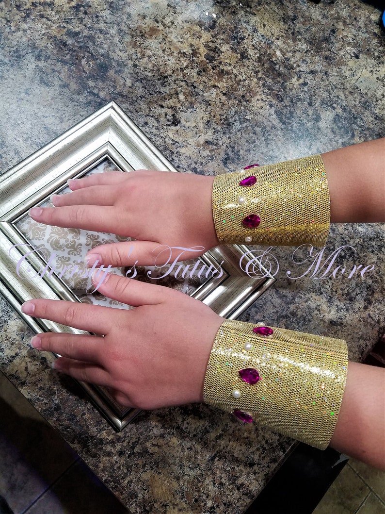 Shine Wrist Cuffs/Shine Wrist Cuffs/Shine Bracelets/Shimmer and Shine Accessory/Shimmer and Shine costume/Costume Accessory/Shine Accessory image 6