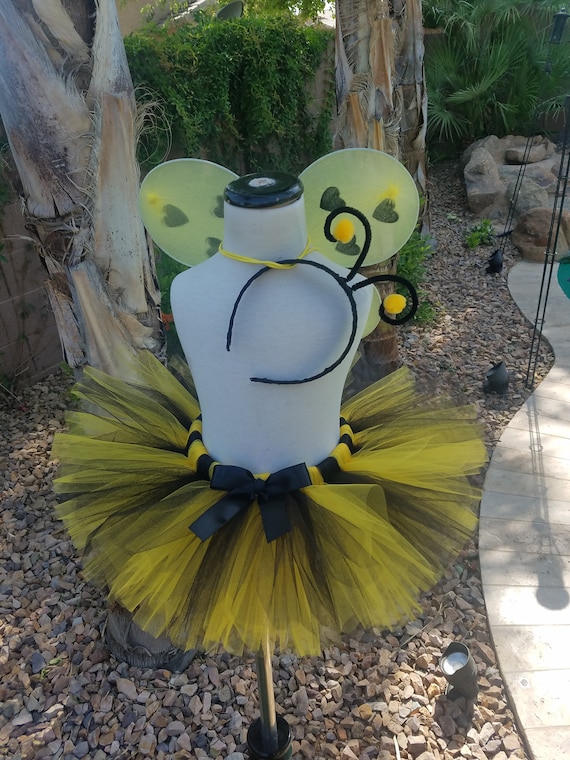 Amscan Bumblebee Fairy Tutu For Kids - Yellow & Black Tulle Costume Skirt - View #7