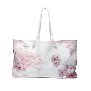 Floral Weekender Tasche - Verträumte Reisetasche für Wochenendausflüge, Strandausflüge, Spa-Tage - Geschenk für Abenteurer - Muttertag, Geburtstag
