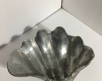 Vintage Clam Shell Pewtarex Pewter