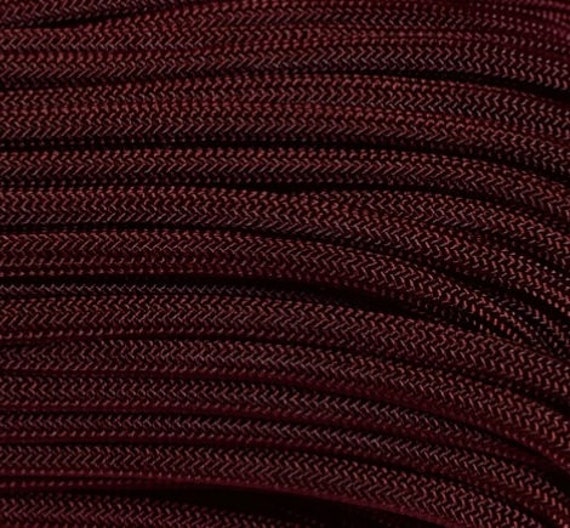 Maroon / Burgundy 550 paracord - 10 feet american paracord - Maroon / Burgundy