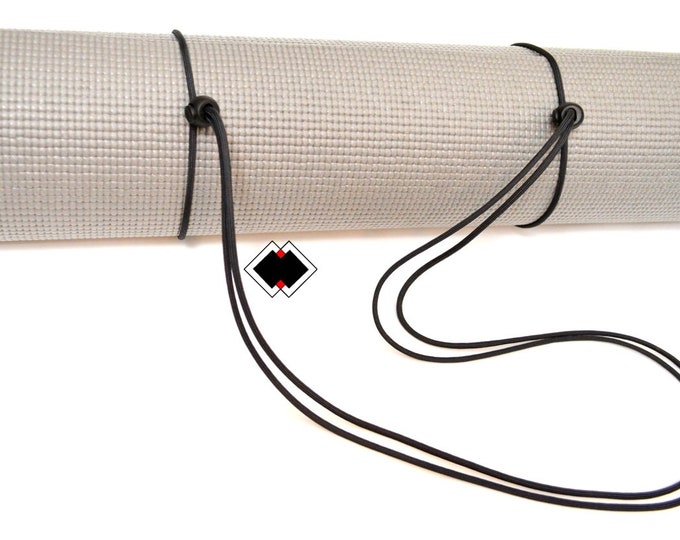 minimalist yoga mat strap 550 paracord handmade in USA - custom color