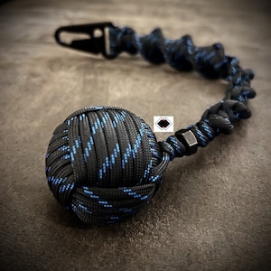 Micro paracord monkey's fist, 1-3/16 inch SKF® steel ball w…