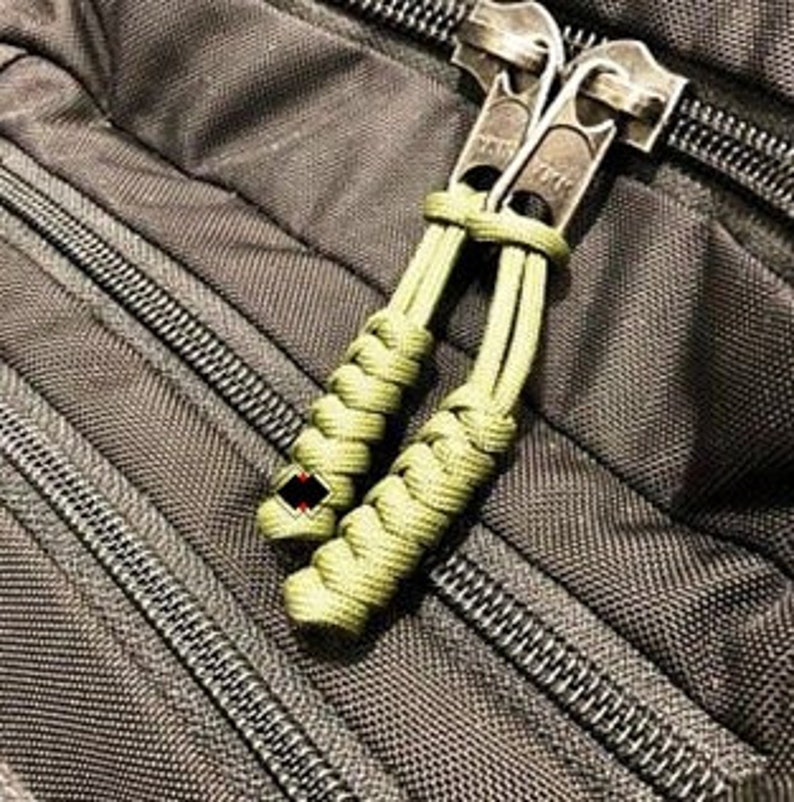 3 Pack 550 Paracord Zipper Pulls Keychain Knife Lanyard Etsy