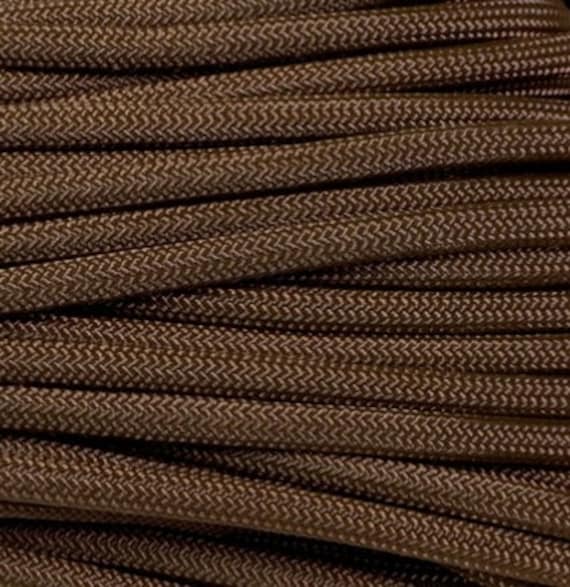 Brown 550 paracord - 10 feet american paracord - Brown