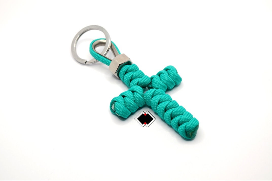 Paracord Cross Keychain - Pet Supplies - Bartlesville, Oklahoma