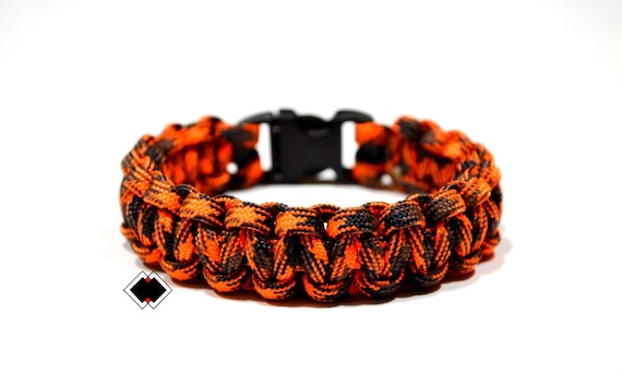 paracord survival bracelet open season camo handmade in USA