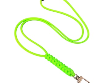Cordón de paracord verde neón - paracord 550 - hebilla de seguridad - hecho en EE. UU.