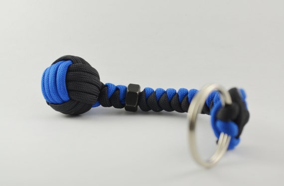 3/4" Monkey Fist keychain - 550 Paracord - Handmade - (bb)