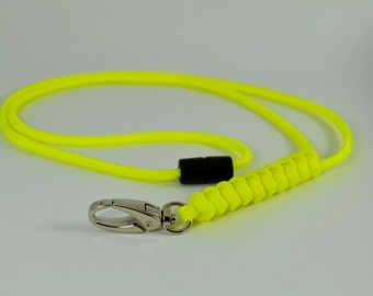 Cordón paracord amarillo neón - 550 paracord - hebilla de separación - hecho en EE.UU.