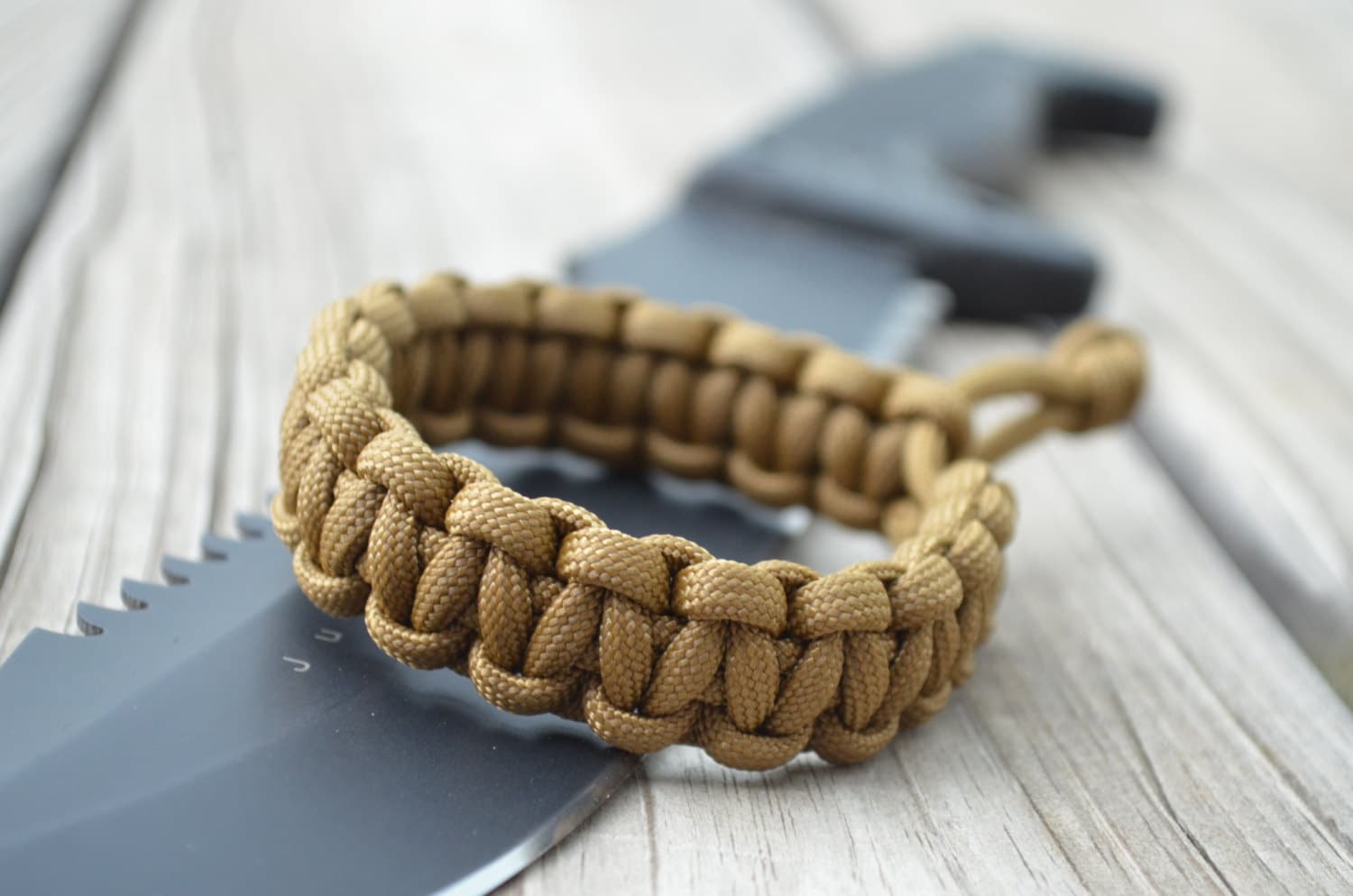Mad max style paracord survival bracelet store