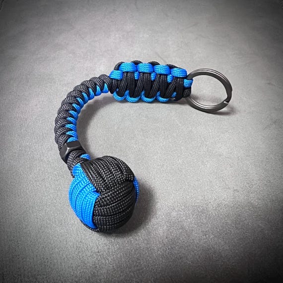 3/4" Monkey Fist keychain - 550 Paracord - Handmade - (bb)