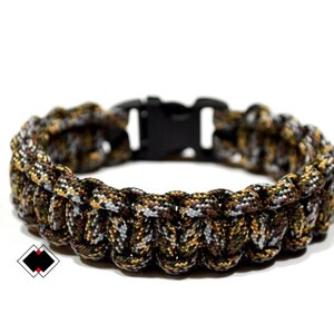 paracord survival bracelet infiltrate camo handmade in USA