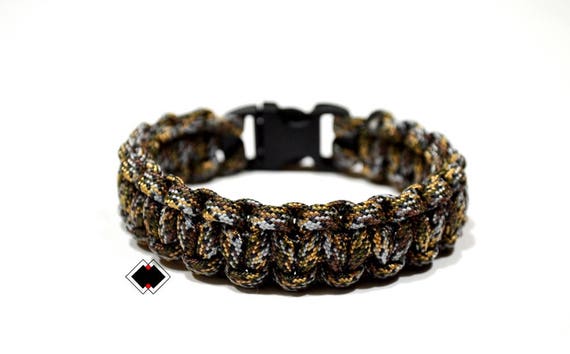 paracord survival bracelet infiltrate camo handmade in USA