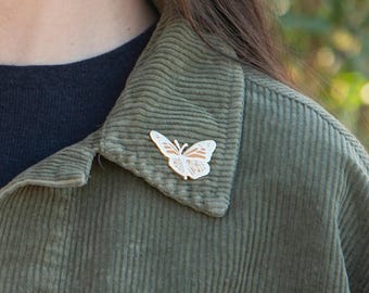 Enamel Pin: Monarch