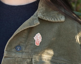 Enamel Pin: Snowplant