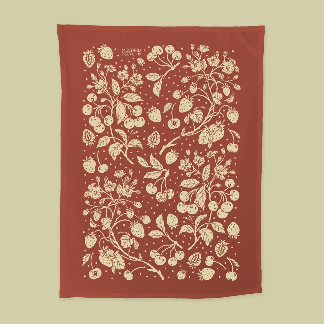 Tea Towel: Jam - Etsy