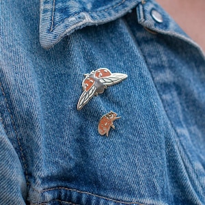 Enamel Pin: Lady Beetles
