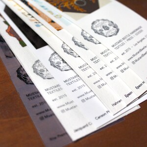 MBH Press, Custom Printed, Made to Order, Giclee Prints, Paper Sample Pack image 2