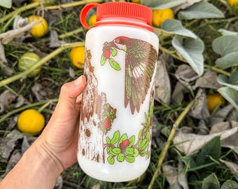 Nalgene 32oz: Chaparral for Pasadena Audubon (Acorn Woodpecker and Engelmann Oak) Wide Mouth Water Bottle