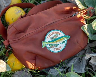 Iron on Patch: Steelhead & Arroyo Chub for CalTrout