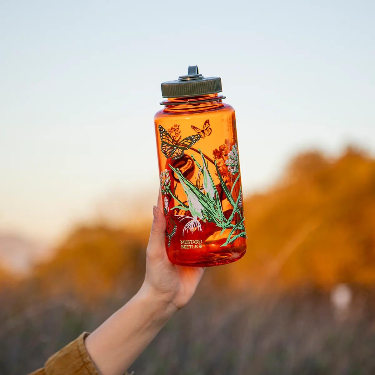 Nalgene 32oz: Monarch, Wide Mouth Water Bottle - Etsy