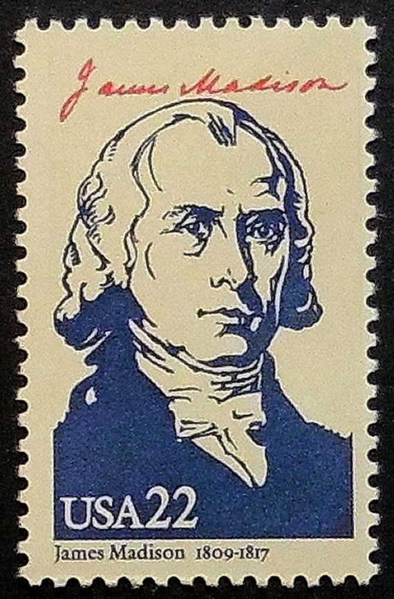 Image result for james madison stamps