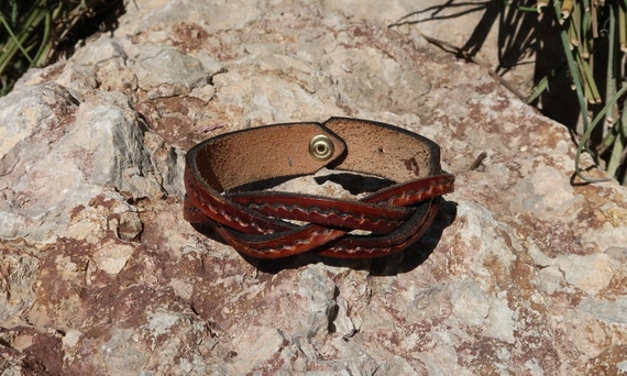 Braided leather choker online