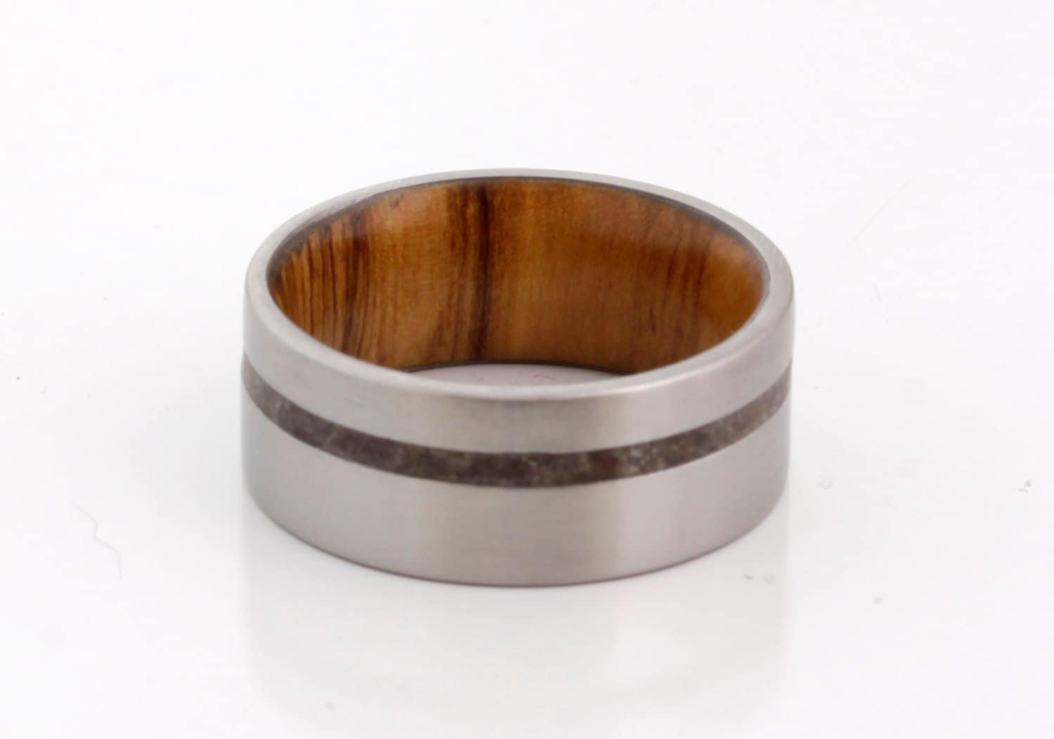 Dinosaur Ring Ring Titanium Wedding Band Wood Ring - Etsy