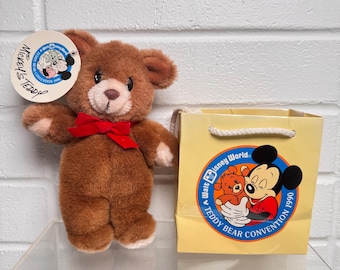 Vintage Disney 1990 Teddy Bear Convention MICKEY'S TEDDY  Plush by Gund