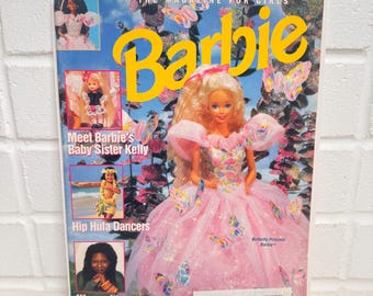 Vintage Barbie Magazin aus dem Jahr 1995, die Kelly zeigt