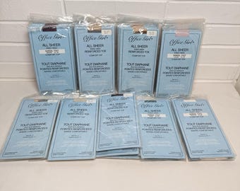 Lot Of 30 Vintage OFFICE GIRL Pantyhose Knee Highs Multiple Color New Old Stock