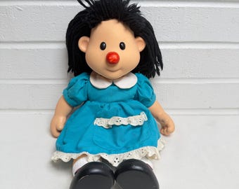 RARE Big Comfy Couch 14" MOLLY Plush Doll with Plastic Head by Playmates from 1995