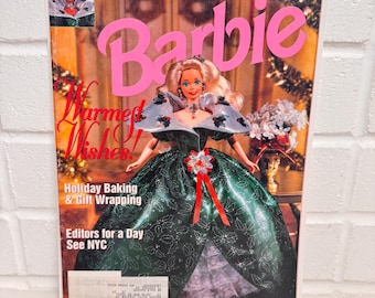 Vintage Barbie Magazin 1995 mit Barbie und Kelly Fotoseite