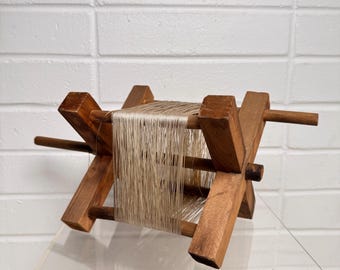 Vintage Wooden String Winder Wool Winder Holder