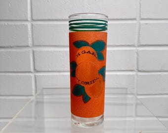 Seltenes Trinkglas von Busch Gardens Florida Oranges